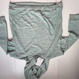 magaschoni teal sweater